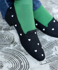 SESTO/セスト SESTO ハート刺繍ローファーパンプス/507877605