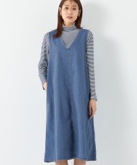 Petit Honfleur/プチ オンフルール Petit Honfleur デニムジャンパースカート/507877618