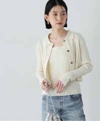 N Natural Beauty Basic/襟付きカーディガン＆キャミセット/507877899