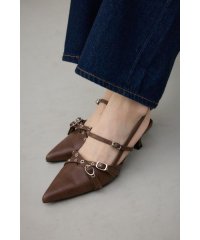AZUL by moussy/クロスハトメベルトバックオープンパンプス/507879119
