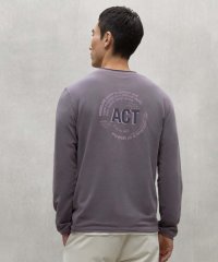 ECOALF MEN/BACK プリント メッセージ ロンT / ACT LONG SLEEVE T－SHIRT MAN/506586133