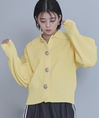 miette/BIGボタン襟付きニットカーディガン/507727805