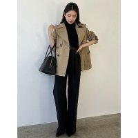 アニュアンス anuans ツータックワイドパンツ