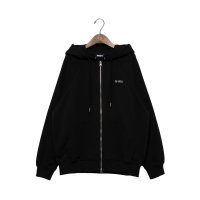 NERDY/ノルディ NERDY BLENK LOGO HOODIE ZIP－UP 　ブレンクロゴフーディージップアップ（メランジホワイト）/507876791