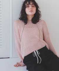 titivate/ボートネックローゲージニットプルオーバー/507880333
