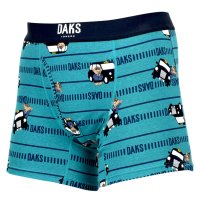 DAKS/ダックス DAKS ダックス DAKS ボクサーパンツ 下着 インナー アンダーウェア メンズ 前閉じ LL メンズ下着 男性 グレー グリーン 0205－63/507880915
