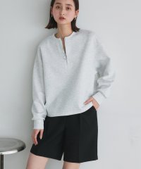 ad thie/アドティエ ad thie 【2025SS新作】ハーフジップポンチプルオーバー/507881020