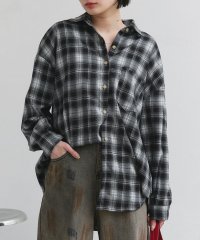 ad thie/アドティエ ad thie 【2025SS新作】オーバーサイズチェックシャツ/507881025