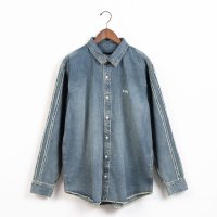 NERDY/ノルディ NERDY UNI NY DENIM SHIRT 　NYデニムシャツ（ブルー）/507881450