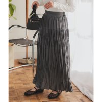 KOBE LETTUCE/コウベレタス KOBE LETTUCE [ Petitle / プチレ ] ワッシャープリーツロングスカート【プチ】 [M4167]/507881541