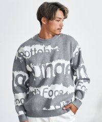 CavariA/キャバリア CavariA CavariA クルーネック ロゴニット 長袖/507881808