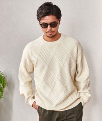 CavariA/キャバリア CavariA CavariA ダイヤ柄長袖ニット/507881811