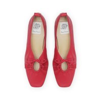 Emma Francis/【25SS】エマ フランシス Emma Francis ギャザーホールフラットパンプス/507882619