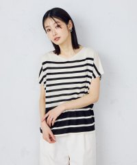 COMME CA ISM /【ウォッシャブル】　前後２ＷＡＹ フレンチスリーブニットＴシャツ/507841453