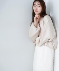 NATURAL BEAUTY BASIC/グロッシーバルーンブルゾン/507855581