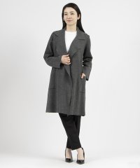 MADAM JOCONDE/マダム ジョコンダ MADAM JOCONDE リバーシブル編み 紡毛ニットコート/507861737