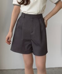 callautia/カラウティア callautia callautia ツイルツータックハイウエストショートパンツ/507882579