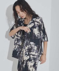 NOMINE/【セットアップ着用可】スプラッシュプリント 開襟 シャツ/507882586