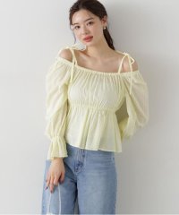 PROPORTION BODY DRESSING/ドットドビーストライプペプラムブラウス/507883446