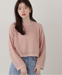 PROPORTION BODY DRESSING/透かし編みショートニット/507883468