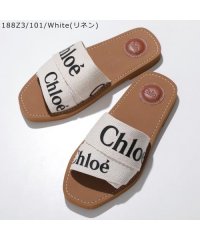 Chloe/Chloe サンダル WOODY ウッディ CHC22U188Z3 ミュール リネン/507883549