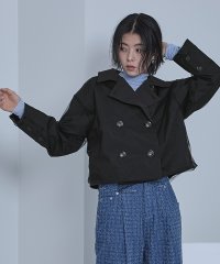 miette/チュールドッキングショートトレンチコート/507883580