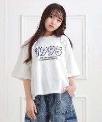PINK-latte/ミニ裏デザインアップリケTシャツ/507883982