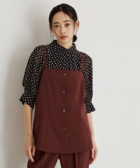 THE SHOP TK/麻調キャミビスチェ【洗濯機OK】/507884184