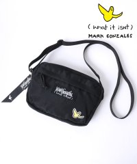 Mark Gonzales/マークゴンザレス Mark Gonzales ロゴ チャーム付き スクエアミニショルダーバッグ ポーチ レディース メンズ/507884411
