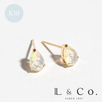 L&Co./エルアンドコー L&Co. K10ダイヤモンドカットオパールピアス/507884443
