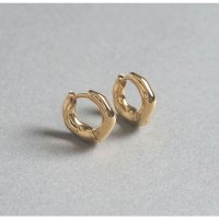 L&Co./エルアンドコー L&Co. SV925 フープピアス ホワイト/507884447