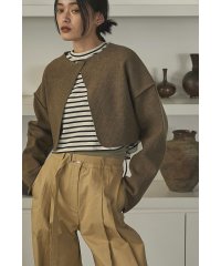 marjour/マージュール marjour LAYERED RIB KNIT TOPS/507884456