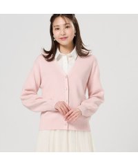 TOKYO SHIRTS/トーキョーシャツ TOKYO SHIRTS 畔編みVネック ニットカーディガン レディース/507884494