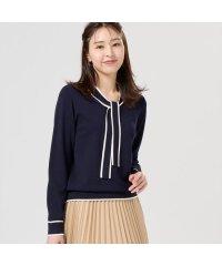 TOKYO SHIRTS/トーキョーシャツ TOKYO SHIRTS ボウタイ ニットプルオーバー レディース/507884509