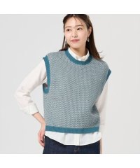 Pitta Re:)/ピッタリ Pitta Re:) 【Pitta Re:)】 鹿の子フレンチ ニットベスト レディース/507884513