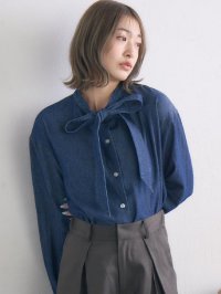 RETRO GIRL/レトロガール RETRO GIRL デニムボウタイBL/507884621
