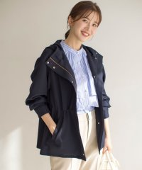 any SiS L/【撥水・UVカット・洗える】フーデットハーフ コート/507884683