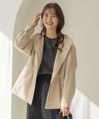 anySiS/【撥水・UVカット・洗える】フーデットハーフ コート/507884685