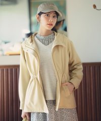anySiS/【撥水・UVカット・洗える】フーデットハーフ コート/507884685