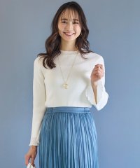 any SiS L/【洗える】シアーディテール ニット/507884691