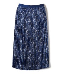 SHIPS WOMEN/SHIPS Primary Navy Label:グログラン ベルト プリーツ スカート/507885214