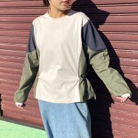 CRB/シーアールビー CRB 異素材切替プルオーバー/507885383