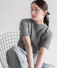 RANDA/ランダ RANDA ☆ モノグラムニットトップス/507886349