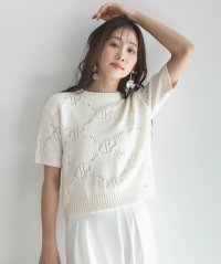 RANDA/ランダ RANDA モノグラムニットトップス/507886349