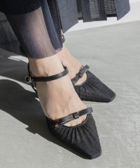 RANDA/ランダ RANDA シアーリボンストラップパンプス/507886353