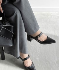 RANDA/ランダ RANDA ゴールドパーツバックストラップパンプス/507886354