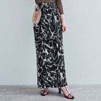 KiraKiraShop/キラキラショップ KiraKiraShop スカート《総柄ランダムプリーツナロースカート全4色 2サイズ》 ［job0037］/507886396