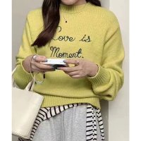 KiraKiraShop/キラキラショップ KiraKiraShop ニット《メッセージ刺繍ニットプルオーバー 全4色》 ［ssd0072］/507886398