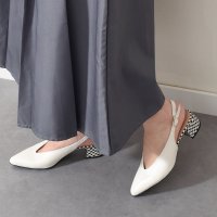 INTER-CHAUSSURES　IMPORT/インターショシュール INTER－CHAUSSURES ポインテッドトウVカットバックバンド/507886430