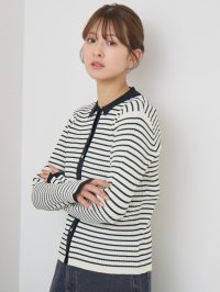 RETRO GIRL/レトロガール RETRO GIRL 襟付チビボタンカーデ/507886475
